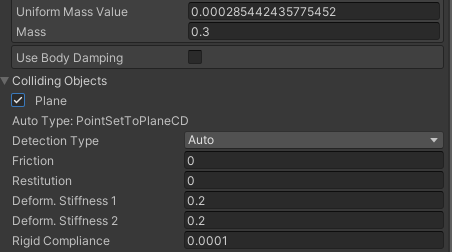 Adding a collision interaction