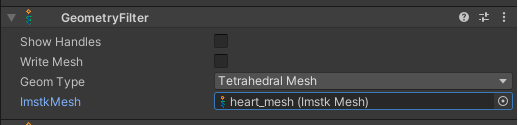 Tetrahedral Mesh Geometry Filter