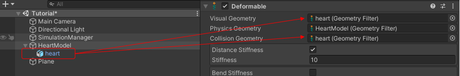 Assign Visual Geometry